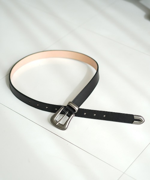 LURAKU】Cow Leather Western Belt（ベルト）｜LURAKU（ルラク