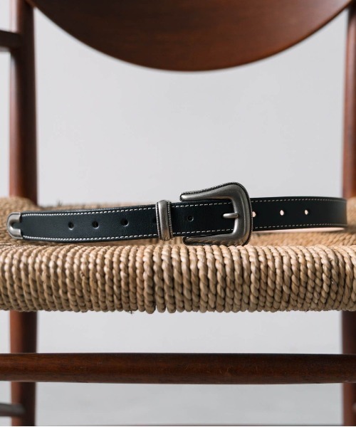 LURAKU】Cow Leather Western Belt（ベルト）｜LURAKU（ルラク