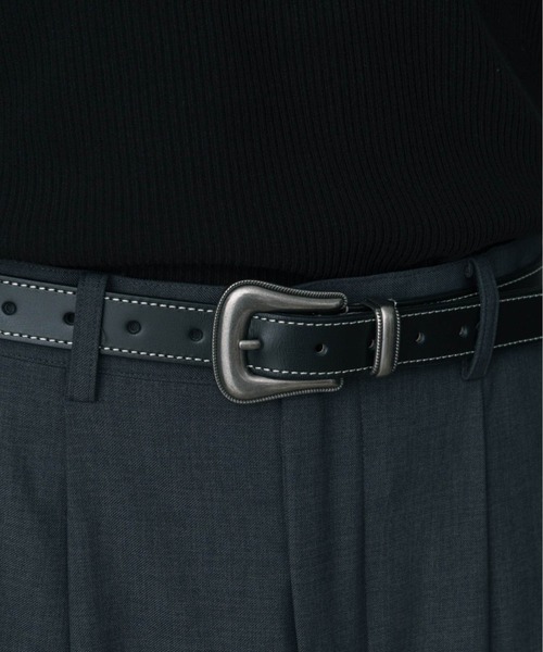 LURAKU】Cow Leather Western Belt（ベルト）｜LURAKU（ルラク