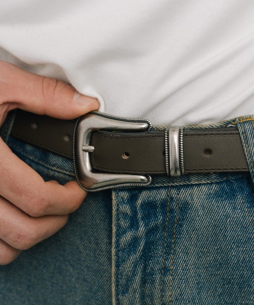 LURAKU】Cow Leather Western Belt（ベルト）｜LURAKU（ルラク）の