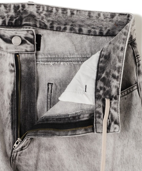 DANKE SCHON（ダンケシェーン）の「DankeSchon/ダンケシェーン/CEMICALBLEACH DENIM CARGO PANTS（デニムパンツ・レディース・ブラック・M/S）」の9枚目の写真