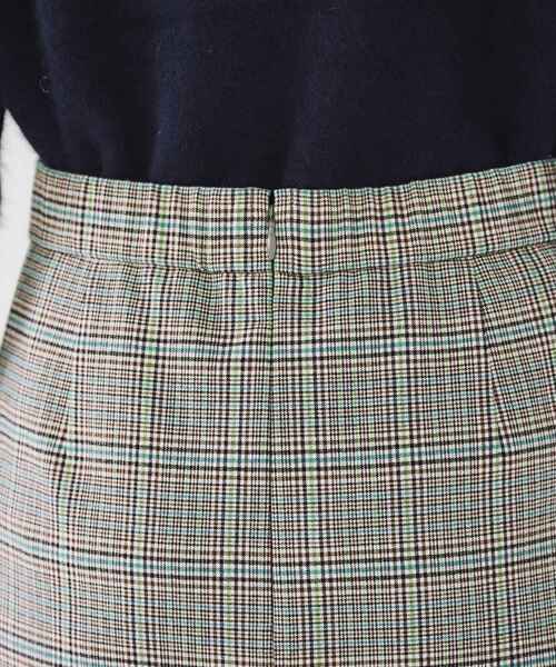 【セール】【後ろウエストゴム/ストレッチ性/日本製】チェックナロースカート（スカート）｜UNTITLED（アンタイトル）