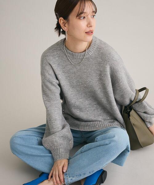 Green　Parks（グリーンパークス）の「ハイウエストストレートデニムパンツ（デニムパンツ・レディース・インディゴブルー/ライトインディゴブルー・FREE）」の8枚目の写真