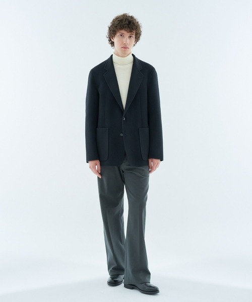 mando（マンド）の「mando / ウールカシミヤ リバーシングルジャケット 《ESTNATION EXCLUSIVE》（テーラードジャケット・メンズ・ブラック/キャメル・2/3）」の5枚目の写真