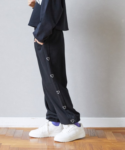 在庫処分セール⭐︎ジャザサイズ　ロゴパンツ ワンウォッシュハイウエストパンツ[品番：MKSW0037961]｜GYDA