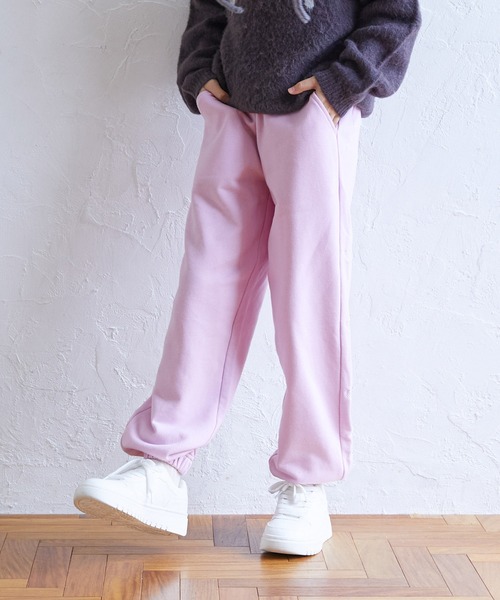 国内発送★VS PINK♥ロゴ入り♪スウェットショートパンツ キッズ サイドハート刺繍 スウェットジョガーパンツ（スウェット