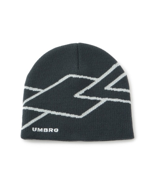 UMBRO(アンブロ)の「【UMBRO x M】LOGO BEANIE KNIT CAP(ニットキャップ/ビーニー・レディース・チャコールグレー・FREE)」の8枚目の写真