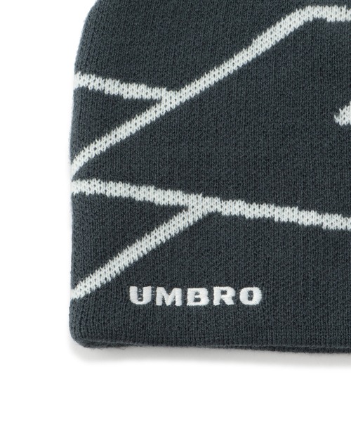 UMBRO(アンブロ)の「【UMBRO x M】LOGO BEANIE KNIT CAP(ニットキャップ/ビーニー・レディース・チャコールグレー・FREE)」の10枚目の写真