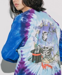 LIQUID BLUE（リキッドブルー）の「LIQUID BLUE/リキッドブルー Queen of Spade_Men's L/S T-shirts グレイトフル・デッド ロンT（Tシャツ/カットソー・メンズ）」