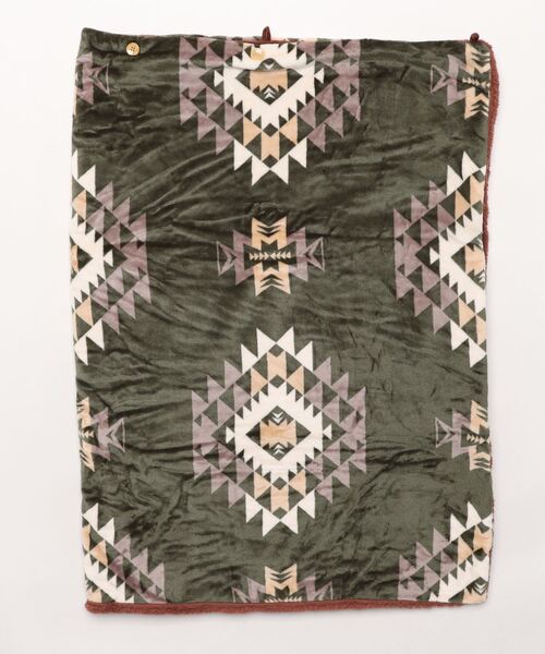 Amina/アミナ ブランケット ノマディ あったか 防寒 ボア マイクロ