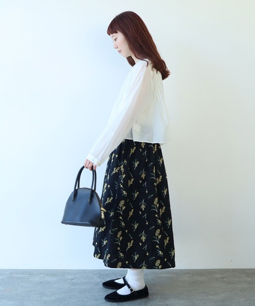 bulle de savon（ビュルデサボン）の「キュプラ/コットンローン ナチュラルトリプルワッシャー pin tuck ブラウス（シャツ/ブラウス・レディース・ホワイト・FREE）」の17枚目の写真