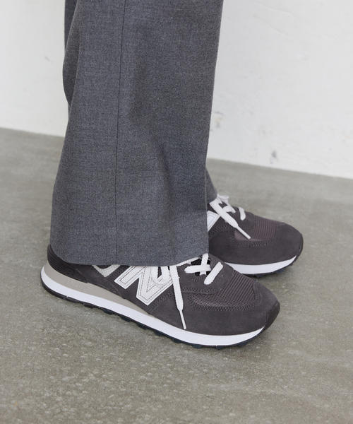 NEW BALANCE（ニューバランス）の「NEW BALANCE/ニューバランス 574 U574ESJ_D（スニーカー・レディース・ブラック・22.5cm/23cm/23.5cm/24cm/24.5cm）」の4枚目の写真