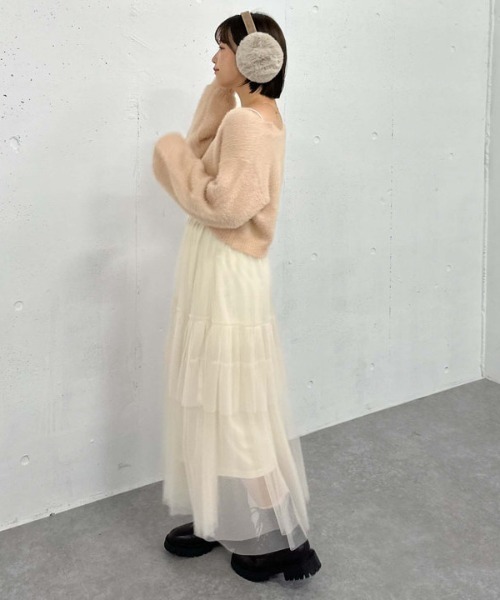 archives(アルシーヴ)の「もふもふコンパクトイヤマフ(イヤーマフ・レディース・ブラウン/ベージュ・FREE)」の14枚目の写真