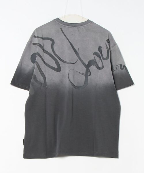 Desigual（デシグアル）の「グラデーションロゴTシャツ（Tシャツ/カットソー・メンズ・ブラック・S/XL/M/L）」の2枚目の写真