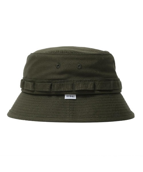 KEBOZ(ケボズ)の「FKB JUNGLE HAT(ハット・メンズ・ブラック/ピンク/グリーン/モカ・56cm/60cm/58cm)」の10枚目の写真