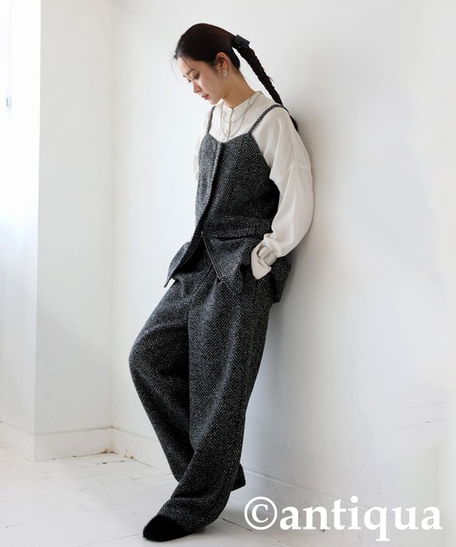 antiqua(アンティカ)の「ツイードビスチェ(その他トップス・レディース・ブラックミックス・ONESIZE)」の9枚目の写真