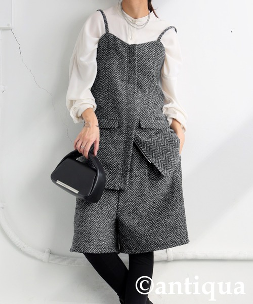 antiqua(アンティカ)の「ツイードビスチェ(その他トップス・レディース・ブラックミックス・ONESIZE)」の11枚目の写真