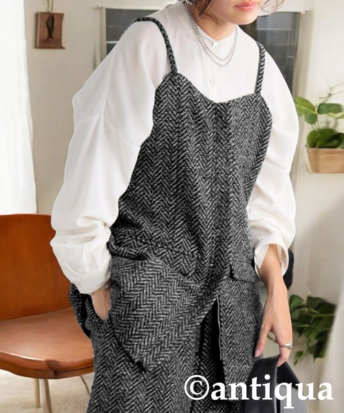 antiqua(アンティカ)の「ツイードビスチェ(その他トップス・レディース・ブラックミックス・ONESIZE)」の3枚目の写真