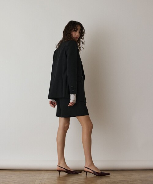 セール】リネンライクダブルジャケット（テーラードジャケット