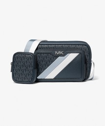 MICHAEL KORS ストライプショルダーバッグ MICHAEL KORS｜RIVINGTON ストライプ カメラバッグ - MK