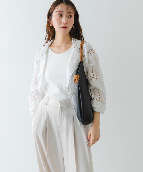 RODE SKO（ロデスコ）の「ラウンドデザインむすびトートバッグ（トートバッグ・レディース・ブラック/オフホワイト/イエロー系その他・ONE）」の13枚目の写真