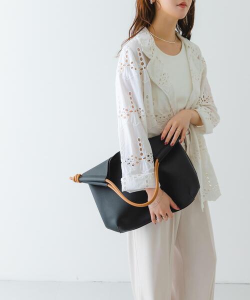 RODE SKO（ロデスコ）の「ラウンドデザインむすびトートバッグ（トートバッグ・レディース・ブラック/オフホワイト/イエロー系その他・ONE）」の16枚目の写真