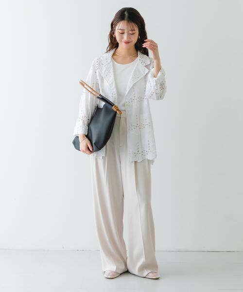 RODE SKO（ロデスコ）の「ラウンドデザインむすびトートバッグ（トートバッグ・レディース・ブラック/オフホワイト/イエロー系その他・ONE）」の18枚目の写真