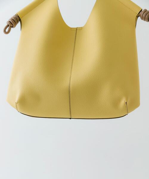 RODE SKO（ロデスコ）の「ラウンドデザインむすびトートバッグ（トートバッグ・レディース・ブラック/オフホワイト/イエロー系その他・ONE）」の6枚目の写真