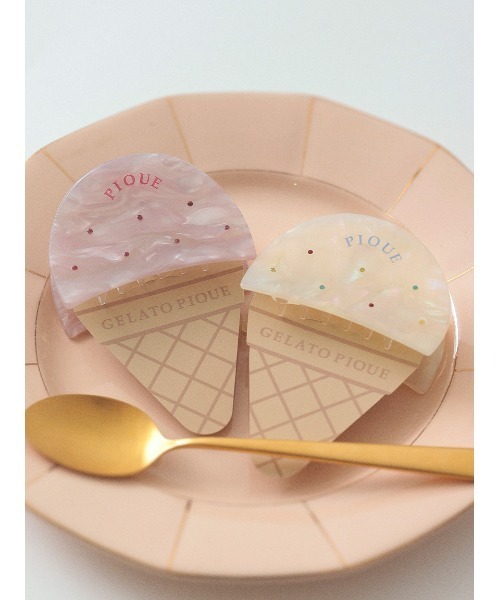 【限定品】GELATO PIQUE ジェラート ベア セットアップ F セール】ビジューヘアクリップ（ヘアバンド）｜gelato pique