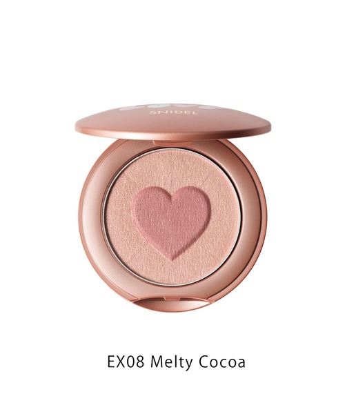 SNIDEL BEAUTY（スナイデル ビューティ）の「SNIDEL BEAUTY / ブラッシング ハート EX07～EX08（ハイライト/シェーディング・レディース・EX08 Melty Cocoa/EX07 Magic of Love・FREE）」の5枚目の写真