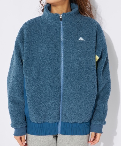 未使用 KAPPA カッパ ゴルフ 千鳥柄 撥水 ブルゾン 青 S ジャケット Kappa ブルゾン ジャンバー 「Kappa/カッパ」レディースBANDA