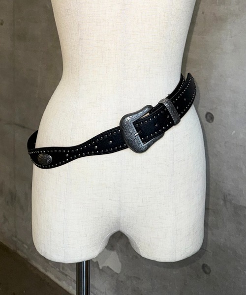 SPIRALGIRL（スパイラルガール）の「ヴィンテージ風ベルト（ベルト・レディース・ブラウン/ブラック・FREE）」の11枚目の写真