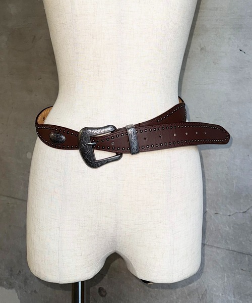 SPIRALGIRL（スパイラルガール）の「ヴィンテージ風ベルト（ベルト・レディース・ブラウン/ブラック・FREE）」の12枚目の写真