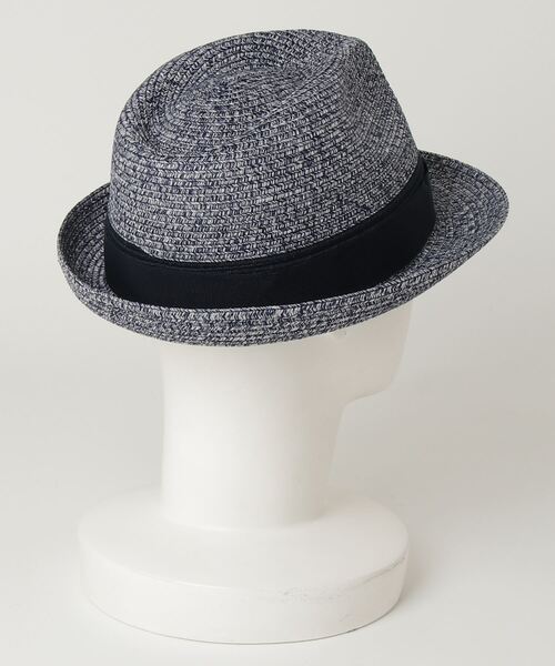 HIGH STREET（ハイストリート）の「HIGH STREET∴ウォッシャブルブレード 中折れハット（ハット・メンズ・ネイビー/ブラック・F）」の3枚目の写真