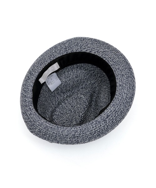 HIGH STREET（ハイストリート）の「HIGH STREET∴ウォッシャブルブレード 中折れハット（ハット・メンズ・ネイビー/ブラック・F）」の5枚目の写真