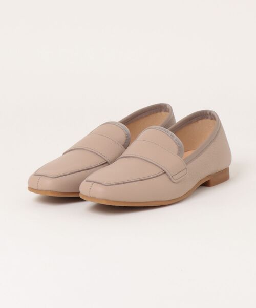 ENあしながおじさん（エンアシナガオジサン）の「防水｜モカシューズ　5360585（ローファー・レディース・オフホワイト/グレイッシュベージュ/ブラック/ミント・23.5cm/23cm/24cm/22.5cm/24.5cm）」の7枚目の写真