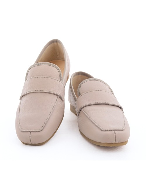 ENあしながおじさん（エンアシナガオジサン）の「防水｜モカシューズ　5360585（ローファー・レディース・オフホワイト/グレイッシュベージュ/ブラック/ミント・23.5cm/23cm/24cm/22.5cm/24.5cm）」の12枚目の写真