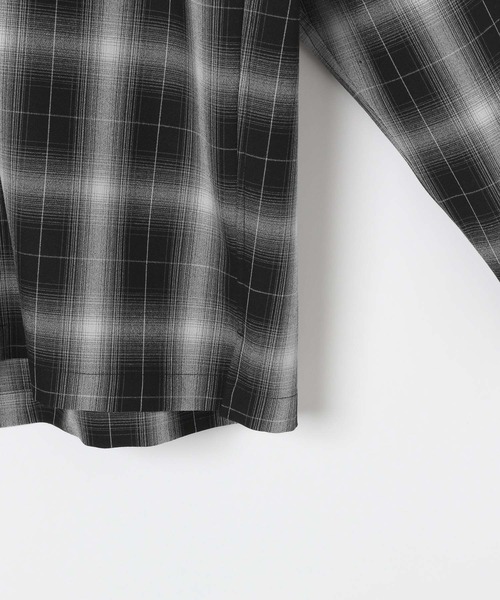GLOBAL WORK（グローバルワーク）の「アーバンオンブレシャツ/147185（シャツ/ブラウス・メンズ・ホワイト/ブラック/グレー・SMALL/MEDIUM/LARGE/X-LARGE）」の10枚目の写真