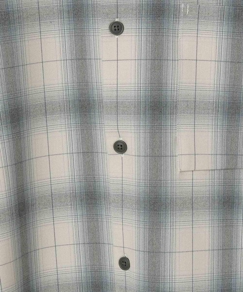 GLOBAL WORK（グローバルワーク）の「アーバンオンブレシャツ/147185（シャツ/ブラウス・メンズ・ホワイト/ブラック/グレー・SMALL/MEDIUM/LARGE/X-LARGE）」の13枚目の写真