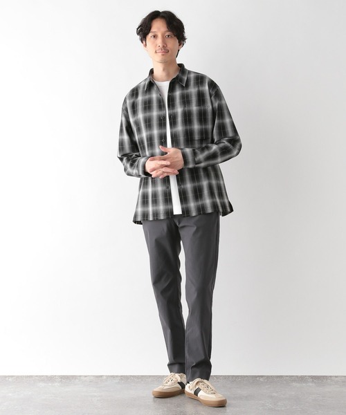 GLOBAL WORK（グローバルワーク）の「アーバンオンブレシャツ/147185（シャツ/ブラウス・メンズ・ホワイト/ブラック/グレー・SMALL/MEDIUM/LARGE/X-LARGE）」の17枚目の写真