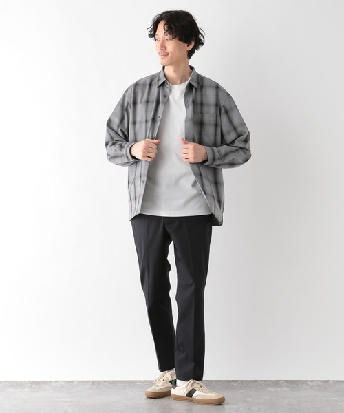 GLOBAL WORK（グローバルワーク）の「アーバンオンブレシャツ/147185（シャツ/ブラウス・メンズ・ホワイト/ブラック/グレー・SMALL/MEDIUM/LARGE/X-LARGE）」の20枚目の写真