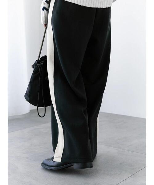 Samansa Mos2 blue（サマンサモスモスブルー）の「◎サイドライントラックパンツ（その他パンツ・レディース・グレー/ブラック/ベージュ・F）」の20枚目の写真