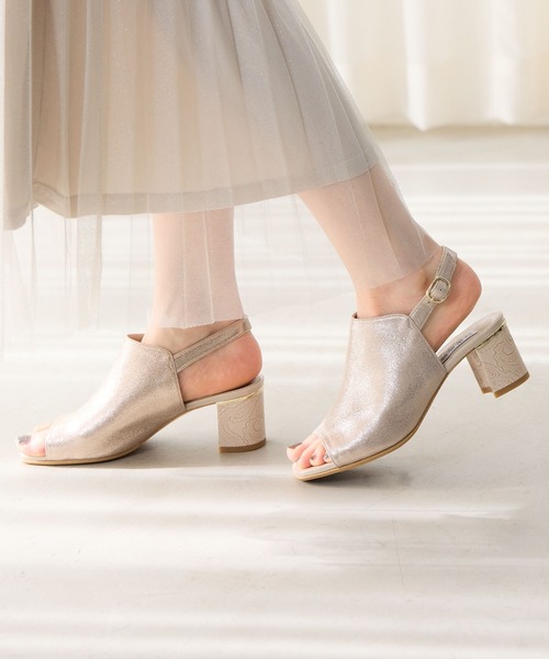 卑弥呼（ヒミコ）の「【Made in Japan】【卑弥呼】【撥水】チャンキーヒールカバードサンダル/653203（サンダル・レディース・ブラック/ベージュ/ブルー/プラチナム・26.5cm/25.5cm/24.5cm/23.5cm/22.5cm/22.0cm/21.5cm/26.0cm/25.0cm/24.0cm/23.0cm）」の11枚目の写真