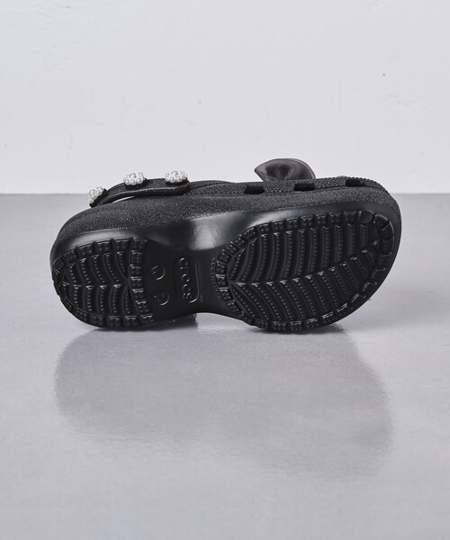 別注】＜crocs＞クラシック プラットフォーム グリッター