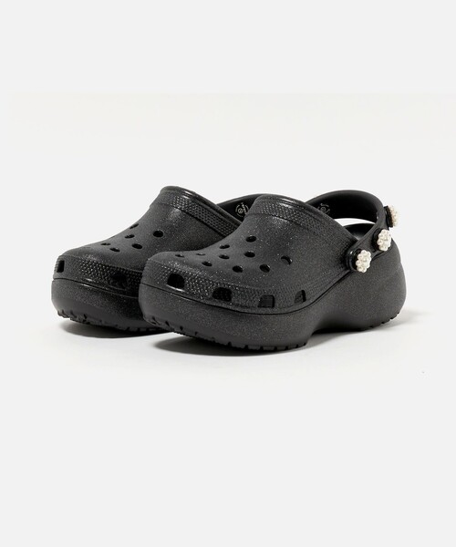 crocs(クロックス)の「【別注】<crocs>クラシック プラットフォーム グリッター サンダル(サンダル・レディース・ブラック・24cm/23cm/22cm)」の15枚目の写真