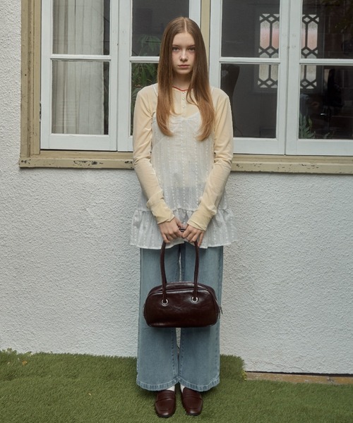 Birthday room（バースデイルーム）の「コットンレースミニキャミワンピース / cotton lace mini camisole one－piece（チュニック・レディース・ホワイト・FREE）」の2枚目の写真