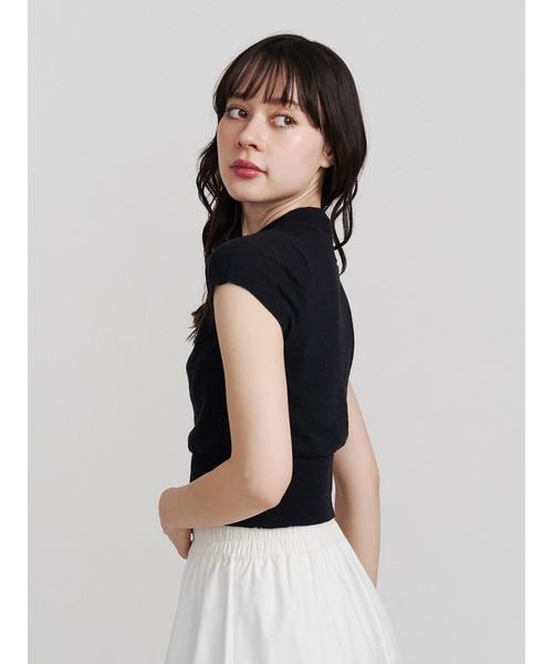 セール】ロゴジャガードコンパクトニット サマーニット（ニット