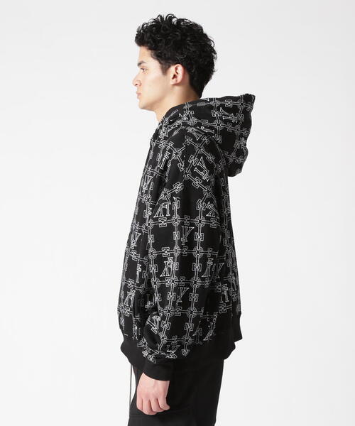 A.F ARTEFACT/エーエフ・アーティファクト/MONOGRAM PATTERN SWEAT