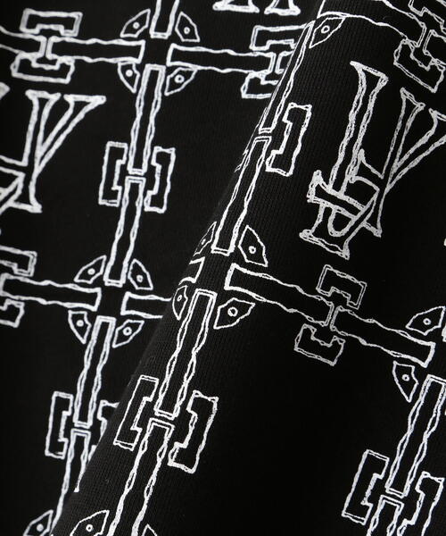 ROYAL FLASH（ロイヤルフラッシュ）の「A.F ARTEFACT/エーエフ・アーティファクト/MONOGRAM PATTERN SWEAT HOODIE（パーカー・メンズ・ブラック・2/3）」の10枚目の写真
