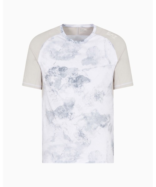 EMPORIO ARMANI EA7（エンポリオアルマーニイーエーセブン）の「※<オンライン限定>【エンポリオ アルマーニ EA7】Dynamic Athlete Tシャツ VIGOR7テクニカルファブリック（Tシャツ/カットソー・メンズ・ホワイト系その他・SMALL/MEDIUM/LARGE/X-LARGE/X-SMALL/XX-LARGE）」の5枚目の写真